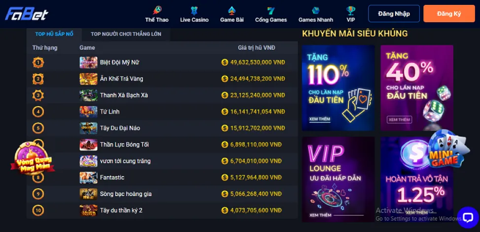 Ưu Đãi Nạp Lại ok365vip